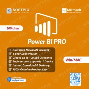 Microsoft Power BI Pro License Key For 100 Users [Your MS Account Activation]